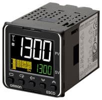 E5CD-CX2DBM-004 - OMRON INDUSTRIAL AUTOMATION - E5CD-CX2DBM-004 - Temperature Controller, 1/16 DIN, 48 x 48 mm, ON/OFF Control, PID Control, -200 °C to 2300 °C, 24 V