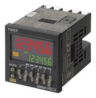 H5CX-A11D-N - OMRON INDUSTRIAL AUTOMATION - H5CX-A11D-N - Digital Timer, Plug-in, Multifunctional, 11-Pin, 1/16 DIN, 0.001s - 9999h, 5 A, 12-24 VDC, 24-24 VAC