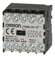 J7KNU-05-10 24D - OMRON INDUSTRIAL AUTOMATION - J7KNU-05-10 24D - Relay Contactor, J7KNU Series, 3PST-NO, 3P, 5 A at 400 VAC, 2.2 kW at 440 VAC