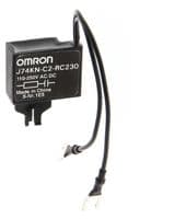 J74KN-C2-RC230 - OMRON INDUSTRIAL AUTOMATION - J74KN-C2-RC230 - Suppressor Unit, RC-Unit Snap On, 110 V to 230 V, J7KN Series Contactor