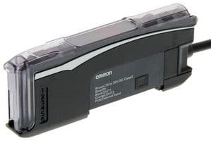 E3NC-LA21 2M - OMRON INDUSTRIAL AUTOMATION - E3NC-LA21 2M - Sensor, Laser Photo, NPN, Pre-Wired, 10 VDC to 30 VDC