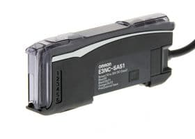 E3NC-SA51 2M - OMRON INDUSTRIAL AUTOMATION - E3NC-SA51 2M - Sensor, Laser Photo, PNP, Pre-Wired, 10 VDC to 30 VDC