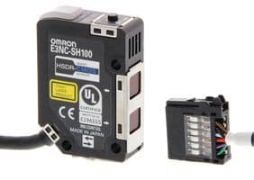 E3NC-SH100 2M - OMRON INDUSTRIAL AUTOMATION - E3NC-SH100 2M - Sensor, Laser Photo, 100 mm, Distance Settable, 10 VDC to 30 VDC