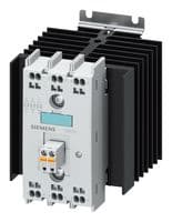 3RF2420-2AC45 - SIEMENS - 3RF2420-2AC45 - Solid State Contactor, 20 A, 600 VAC, 30 VDC, Zero Crossing, DIN Rail/Panel, Spring