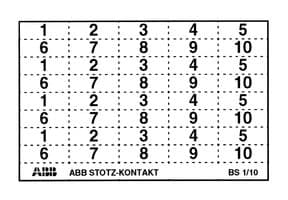 GHS2001946R0001 - ABB - GHS2001946R0001 - Labelling Material, Miniature Circuit Breakers