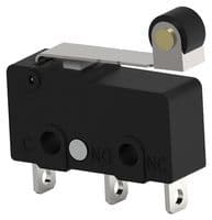 D2F-01L2-D3 - OMRON ELECTRONIC COMPONENTS - D2F-01L2-D3 - Microswitch, Ultra Subminiature, Hinge Roller Lever, SPDT, Solder Lug, 100 mA, 30 V