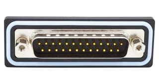 SDF-R25-113L012 - NORCOMP - SDF-R25-113L012 - D Sub Connector, IP67, Standard, Plug, NANOOK Series, 25 Contacts, DB, Solder