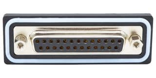 SDF-R25-213L012 - NORCOMP - SDF-R25-213L012 - D Sub Connector, IP67, Standard, Receptacle, NANOOK Series, 25 Contacts, DB, Solder