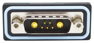 CDFV7W2113L211 - NORCOMP - CDFV7W2113L211 - Combination Layout D Sub Connector, IP67, NANOOK Series, DA-7W2, Plug, 7 Contacts