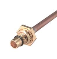 14_BMA-50-3-2/111_NE - HUBER+SUHNER - 14_BMA-50-3-2/111_NE - RF / Coaxial Connector, BMA Coaxial, Straight Bulkhead Plug, Solder, 50 ohm, EZ 141 TP M17