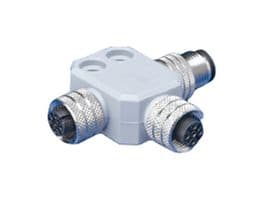130035-0090 - MOLEX - 130035-0090 - Sensor Splitter, T - Style, Panel Mount, 5 Position Micro-Change Receptacle