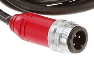 130064-0450 - MOLEX - 130064-0450 - Sensor Cable, BradPower D-Size Plug, BradPower D-Size Receptacle, 3 Positions, 5 m, 16.4 ft