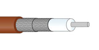 RG_142_B/U - HUBER+SUHNER - RG_142_B/U - Coaxial Cable, RG142 / RG142B/U, 4.95mm, 50ohm, 100m