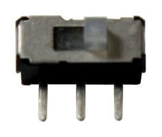 MHS122-1 - NIDEC COMPONENTS - MHS122-1 - Slide Switch, SPDT, On-On, Through Hole, MHS Series, 200 mA