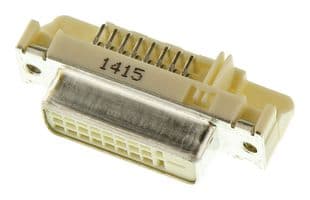 74320-4004 - MOLEX - 74320-4004 - DVI Connector, DVI-D (Digital), Receptacle, 24 Contacts, Panel PCB Mount