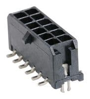 43045-1216 - MOLEX - 43045-1216 - Pin Header, Power, Wire-to-Board, 3 mm, 2 Rows, 12 Contacts, Micro-Fit 3.0 43045 Series