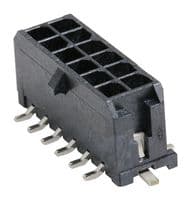 43045-1220 - MOLEX - 43045-1220 - Pin Header, Wire-to-Board, 3 mm, 2 Rows, 12 Contacts, Surface Mount Straight