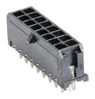 43045-1625 - MOLEX - 43045-1625 - Pin Header, Power, Wire-to-Board, 3mm, 2 Rows, 16 Contacts, Through Hole Straight