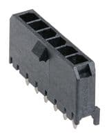43650-0616 - MOLEX - 43650-0616 - Pin Header, Wire-to-Board, 3 mm, 1 Rows, 6 Contacts, Through Hole Straight