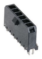 43650-0621 - MOLEX - 43650-0621 - Pin Header, Power, Wire-to-Board, 3mm, 1 Rows, 6 Contacts, Surface Mount Straight