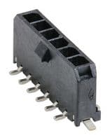 43650-0624 - MOLEX - 43650-0624 - Pin Header, Power, Wire-to-Board, 3mm, 1 Rows, 6 Contacts, Surface Mount Straight