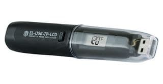 EL-USB-TP-LCD - LASCAR - EL-USB-TP-LCD - Data Logger, -40 to 125°C Measurement Range, Temperature Probe, 1 Channel, 32510 Samples, USB, LCD