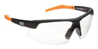 60159 - KLEIN TOOLS - 60159 - Protective Eyewear, Clear Lens, Anti-Fog/Scratch Resistant/UV Protection, Black/Orange