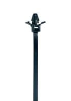 7TCG009460R0105 - ABB - 7TCG009460R0105 - Cable Tie, Nylon 6.6, Stainless Steel Barb, Black, 150 mm, 3.5 mm, 32 mm, 130 N