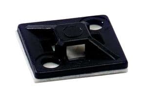 7TAG009800R0005 - ABB - 7TAG009800R0005 - Mounting Base, 4-Way, Nylon 6.6, Black, Adhesive Mount, 28.6 mm x 28.6 mm x 5.7 mm