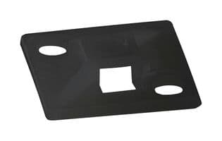 7TAG009840R0004 - ABB - 7TAG009840R0004 - Mounting Base, 4-Way, Nylon 6.6, Black, Adhesive Mount, 12.7 mm x 12.7 mm x 4.52 mm