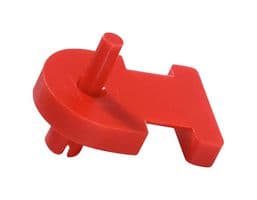 7TAG009860R0003 - ABB - 7TAG009860R0003 - Mounting Base, Rivet-Mount, Nylon 6.6, Red, 19.1 mm x 12.7 mm x 15 mm