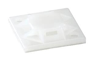 7TAG054850R0004 - ABB - 7TAG054850R0004 - Cable Tie Mount, Adhesive, 4 mm, Natural, Nylon 6.6 (Polyamide 6.6), 18.79 mm, 18.79 mm