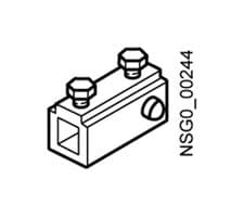 8UC7058 - SIEMENS - 8UC7058 - Reducer, 8UC7 Series 6 mm x 6 mm Shaft Door Coupling Rotary Mechanisms