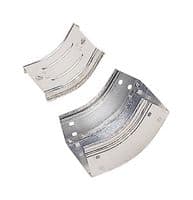 07411 - ABB - 07411 - Inside Bend, 45°, Vertical, with Cover, 75 mm W x 75 mm H, Galvanized