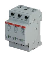 2CTB803953R6400 - ABB - 2CTB803953R6400 - Surge Protector, Surge Protector, 3 Pole, 40 kA, 1 kVDC, DIN Rail