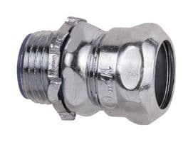 7TAD013160R0007 - ABB - 7TAD013160R0007 - Conduit Connector, Straight, 1/2", Steel, Insulated
