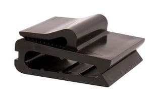 7TAG009900R0008 - ABB - 7TAG009900R0008 - Fastener, Edge Mount Wire Clip, 7.87 mm, Nylon 6.6 (Polyamide 6.6), Black