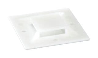 7TAG009910R0071 - ABB - 7TAG009910R0071 - Cable Tie Mount, Screw, 3.3 mm, Natural, Nylon 6.6 (Polyamide 6.6), 25.4 mm, 19.1 mm