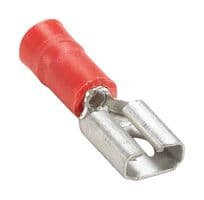 7TAI029690R0006 - ABB - 7TAI029690R0006 - Terminal, Sta-Kon RA 250F Series, Female Quick Disconnect, 6.35mm x 0.81mm, 22-18AWG, Red