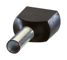7TAI029780R0016 - ABB - 7TAI029780R0016 - Wire Ferrule, Twin Wire, 16 AWG, 1.5 mm², 8 mm, Black, Sta-Kon