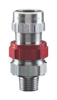 7TBA051140R0017 - ABB - 7TBA051140R0017 - Cable Gland, 1/2", 0.6", 0.76", Aluminium, Silver/Red