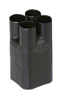 7TCA017450R0012 - ABB - 7TCA017450R0012 - Heat Shrink Boot, 1 to 4 Transition, 4.93 ", 125 mm, Black, 9.64 ", 245 mm