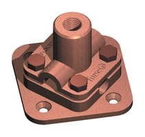 7TCA083450R0035 - ABB - 7TCA083450R0035 - Flat Saddle, Copper, 15 mm Dia, M16, 70 mm