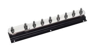 7TCA083670R0606 - ABB - 7TCA083670R0606 - Earth Bar, 12 Way, Tinned Copper, 50 mm x 6 mm x 900 mm