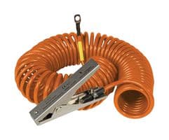 7TCA083750R0016 - ABB - 7TCA083750R0016 - Earthing Clamp, Medium Duty, Stainless Steel, 15 mm Jaw, 3 m Cable