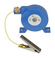 7TCA083750R0018 - ABB - 7TCA083750R0018 - Earthing Clamp and Reel, Medium Duty, Stainless Steel, 15 mm Jaw, 6.1 m Cable