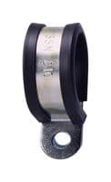 7TCA296050R0542 - ABB - 7TCA296050R0542 - Support Clip with Insert, 25 mm, Stainless Steel, PVC Insert, Black, Conduits