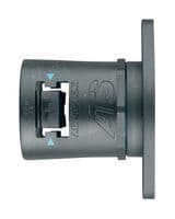 7TCA296170R0380 - ABB - 7TCA296170R0380 - Conduit Connector, Straight, 28 mm, Nylon 6.6/TPE Thread, Black/Blue