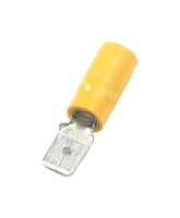 7TCI029980R0722 - ABB - 7TCI029980R0722 - Terminal, Sta-Kon RC 63M Series, Male Quick Disconnect, 6.3mm x 0.8mm, 4-6mm², Yellow