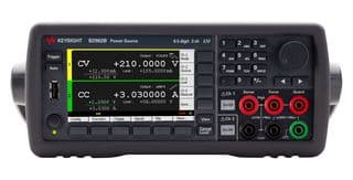 B2962B - KEYSIGHT TECHNOLOGIES - B2962B - Power Source, Low Noise, 2-Channel, 4-Quadrant, 6.5-Digit, 210V, 3A, 31.8 W